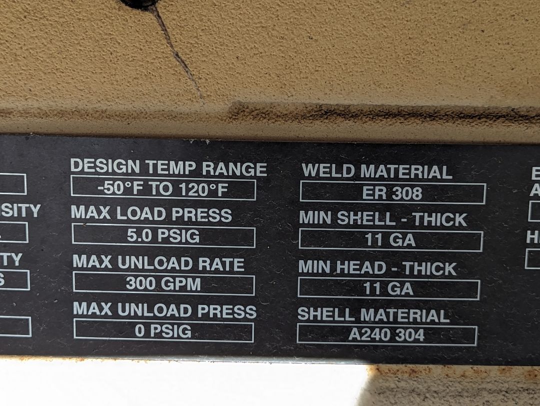 2020 OSHKOSH FRESH WATER TRUCK TANK - Image 7